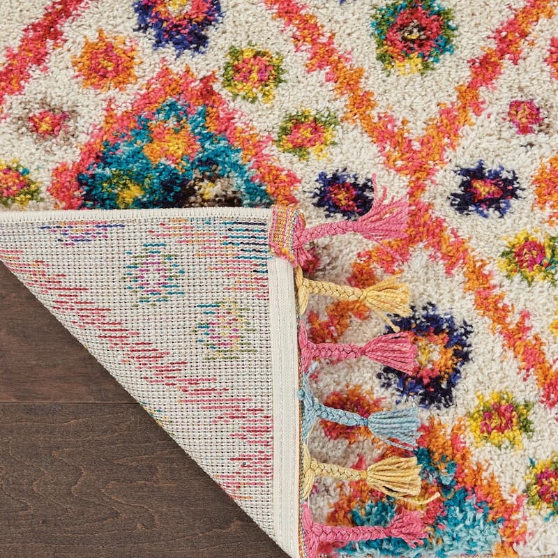 Nourison Moroccan Casbah Tassel Bohemian Area Rug
