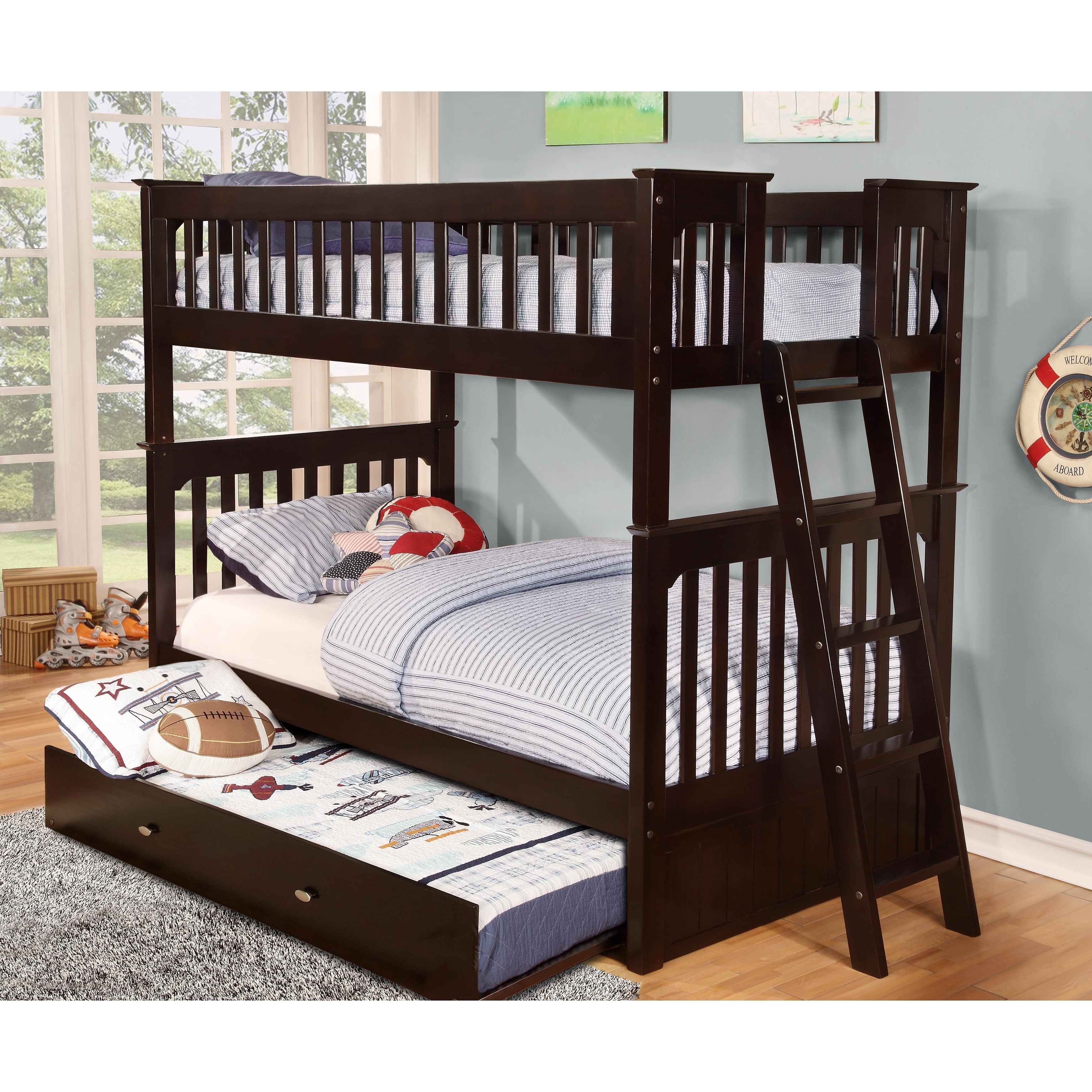 pull out bunk bed