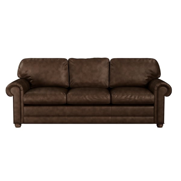 Leather queen outlet sleeper sofa