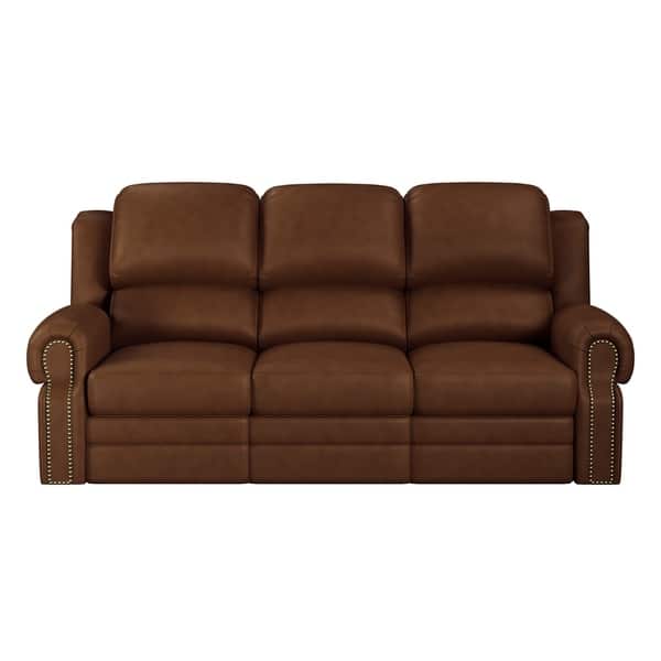 Made to Order Tours 100 Top Grain Leather Sofa Recliner Bed Bath