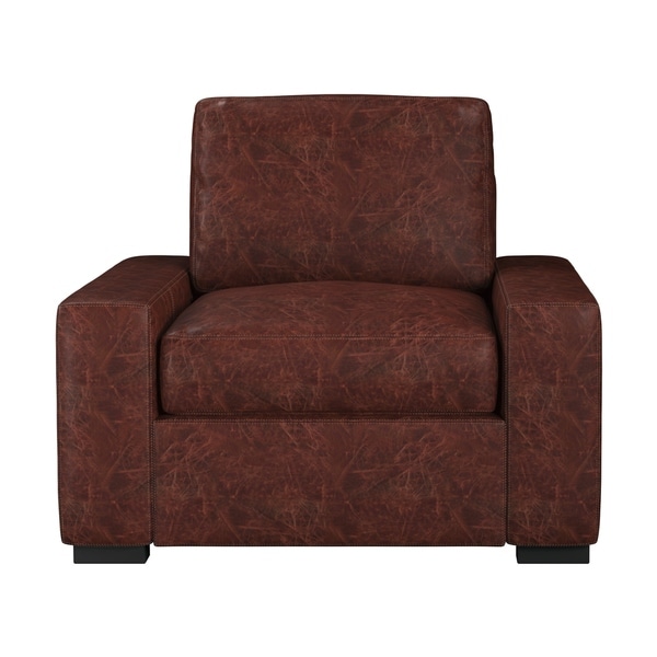 Made to Order Monza 100% Top Grain Leather Chair. Opens flyout.