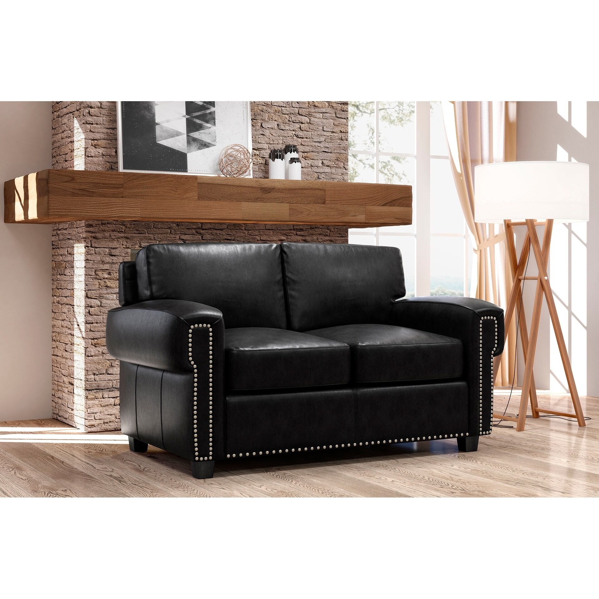 Shop Made To Order Como 100 Top Grain Leather Twin Sleeper Sofa