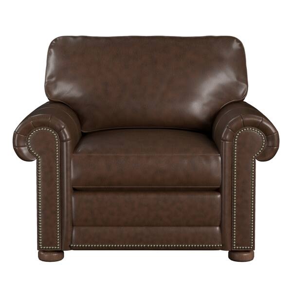 Made to Order Mondial 100 Top Grain Leather Chair Bed Bath & Beyond