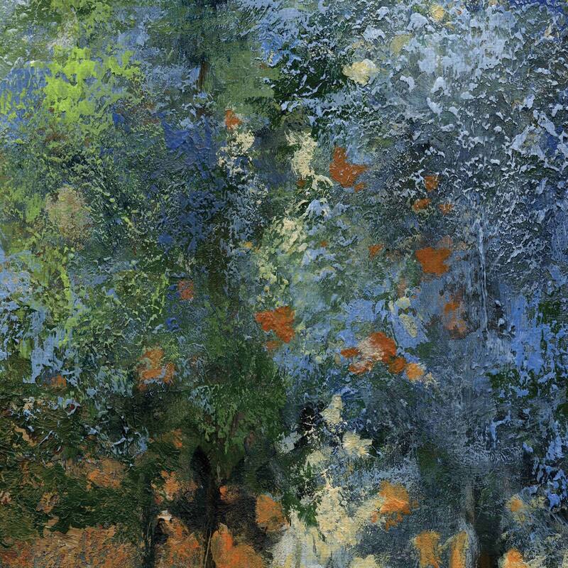 Masterpiece Art Gallery Afternoon Light Colorful Forest By Nan Canvas Art Print