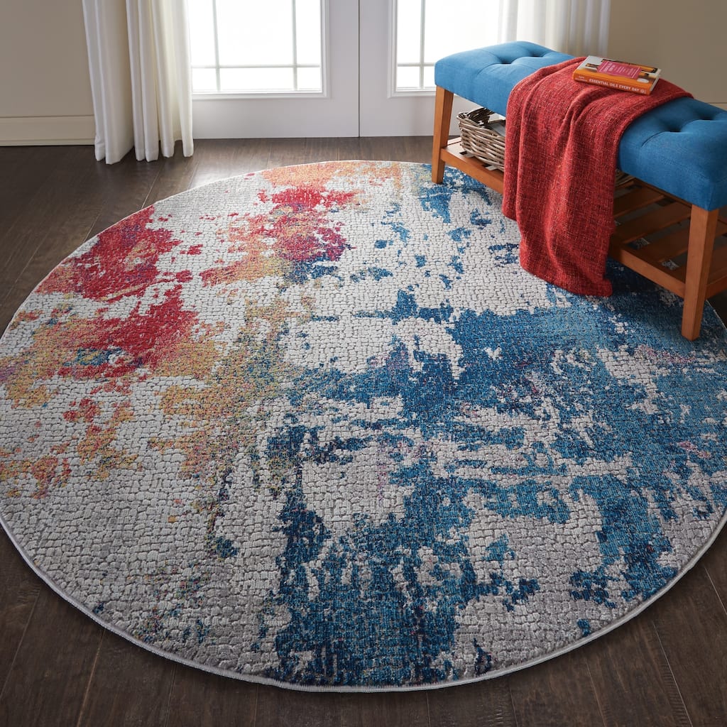 Nourison Global Vintage Abstract Area Rug