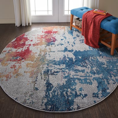 Nourison Global Vintage Abstract Area Rug