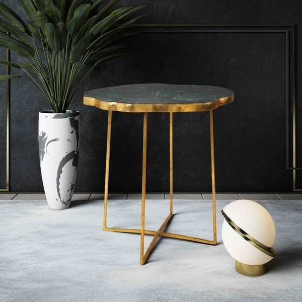 Lily Agate Side Table
