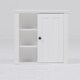 Bathroom Wall Storage Cabinet in White - Thumbnail 1