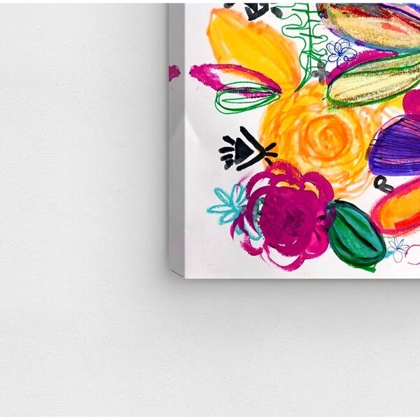 Shop Oliver Gal Happiness Garden Abstract Wall Art Canvas Print