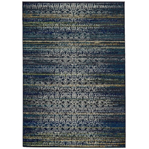 Grand Bazaar Omari Midnight Blue Rug - 4'3" x 6'3"