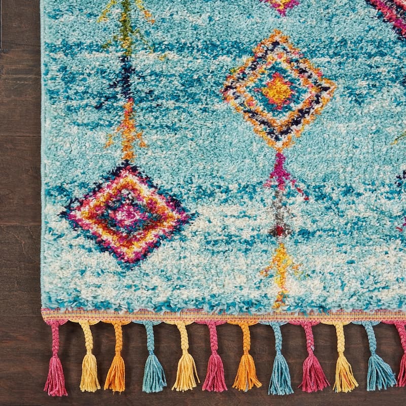 Nourison Moroccan Casbah Tribal Tassel Area Rug
