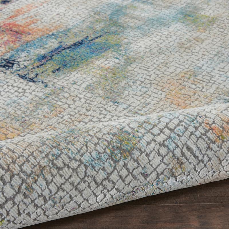 Nourison Global Vintage Textured Abstract Area Rug