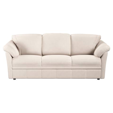 Made to Order Marino 100% Top Grain Leather Full Sleeper Sofa
