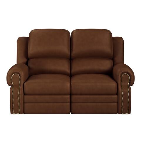Made to Order Tours 100% Top Grain Leather Loveseat Recliner
