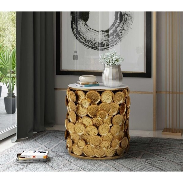 Brie Marble Side Table