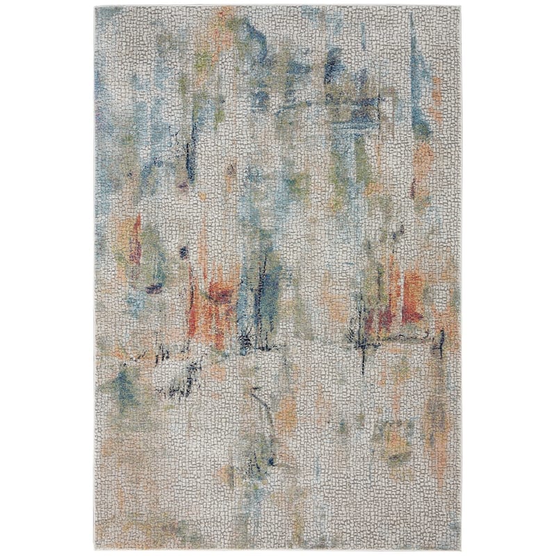 Nourison Global Vintage Textured Abstract Area Rug