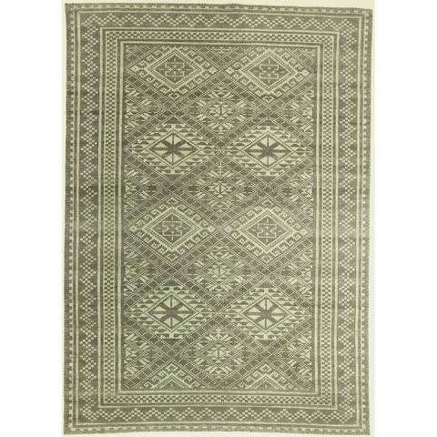 Modern Hand-Knotted Rug - 5'7" x 7'10"