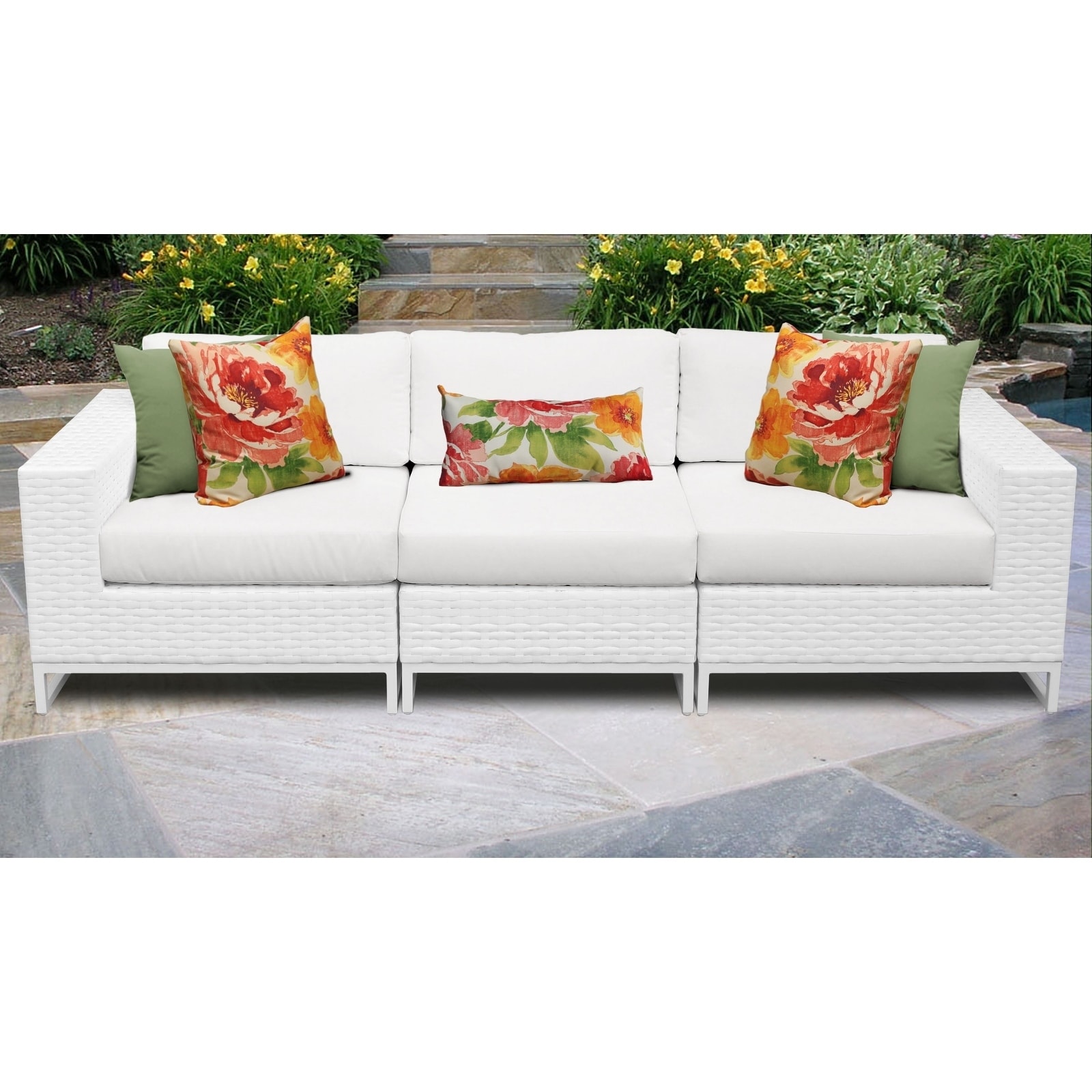 Miami red patio online set