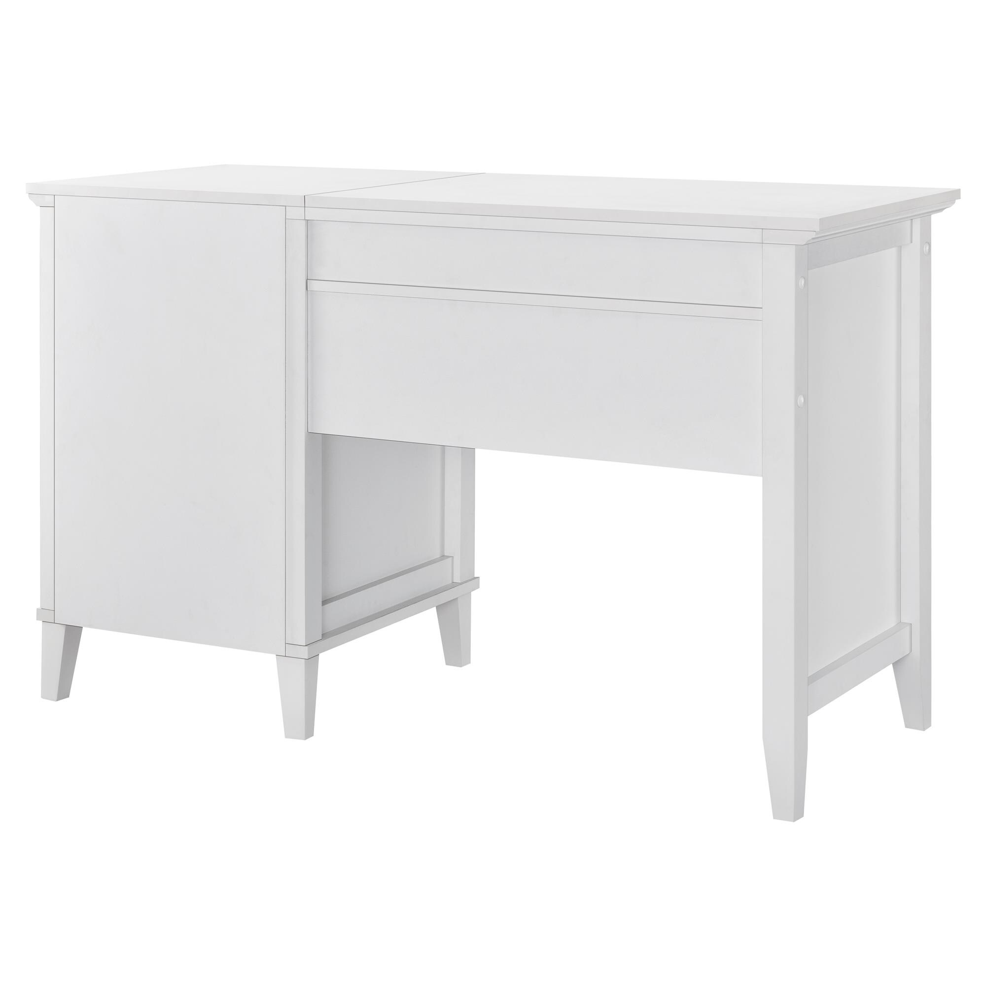 Novogratz Hazelridge White Lift Top Desk Overstock 23624262