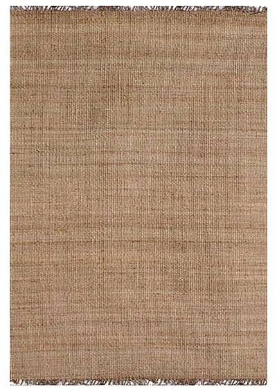 Handwoven Natural Jute Beige Rug