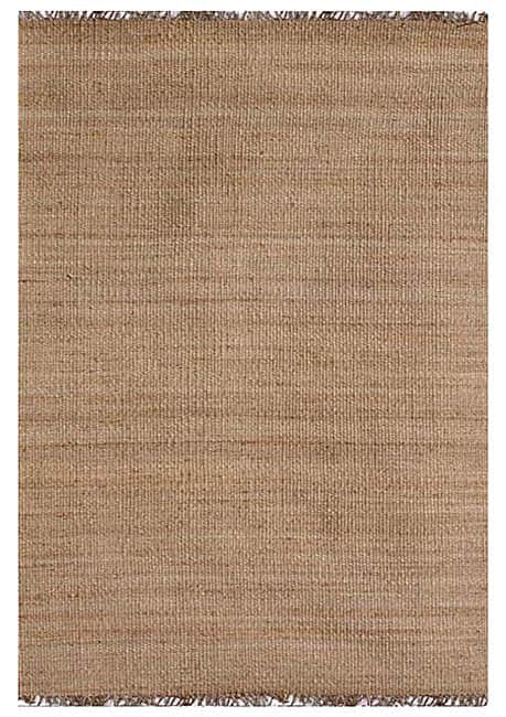 Handwoven Natural Jute Beige Rug