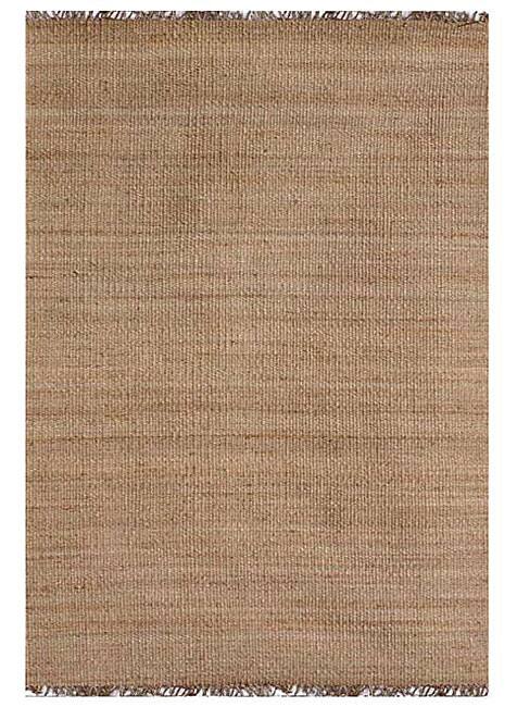 Hand-woven Natural Jute Rug (9' x 13') - 9' x 13'