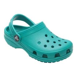 teal crocs