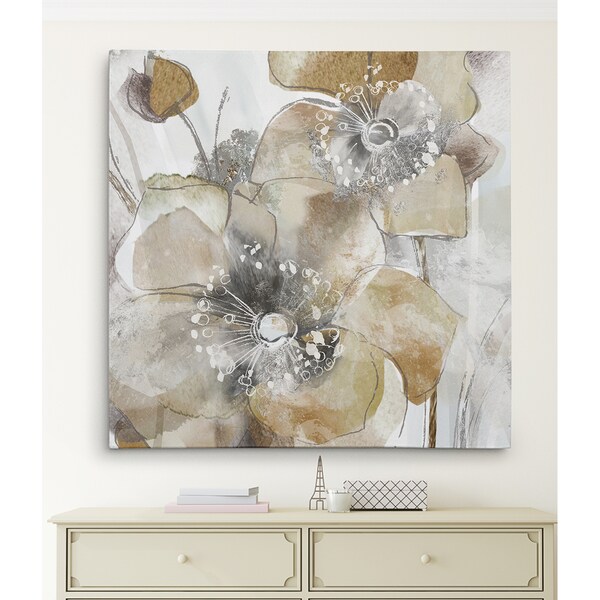 Wexford-Home-'Taupe-Spring-Poppy-II'-Gallery-wrapped-...