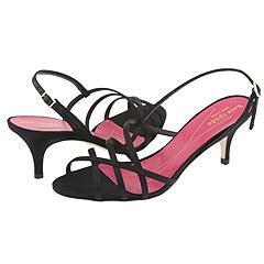 Kate Spade Emily Black Satin Sandals