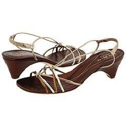Kate Spade Carmen Gold Multi Metallic Sandals - 12376793 - Overstock ...
