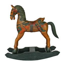 Handmade Wild West Decorative Wood Rocking Horse (Thailand) - Free ...