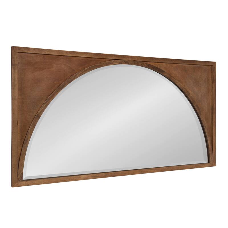 Kate and Laurel Andover Wooden Wall Panel Arch Mirror - 21.5x42