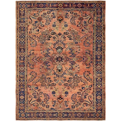 Hand Knotted Liliyan Antique Wool Area Rug - 8' 10 x 12'