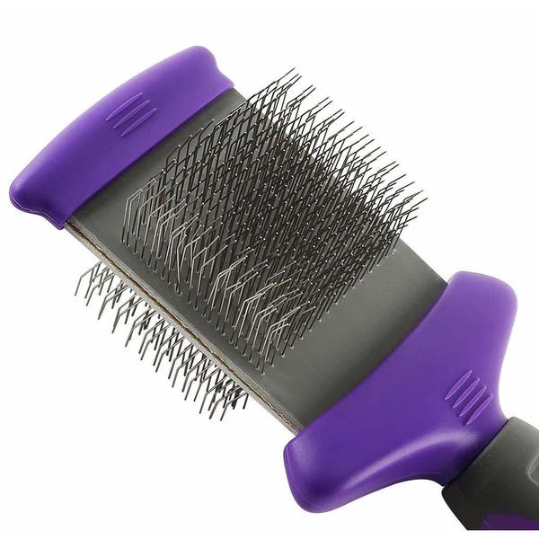 double sided slicker brush