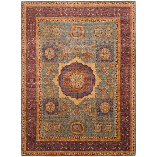 Hand Knotted Mamluk Ziegler Wool Area Rug 12 X 15 10 On Hand Knotted Mamluk Ziegler Wool