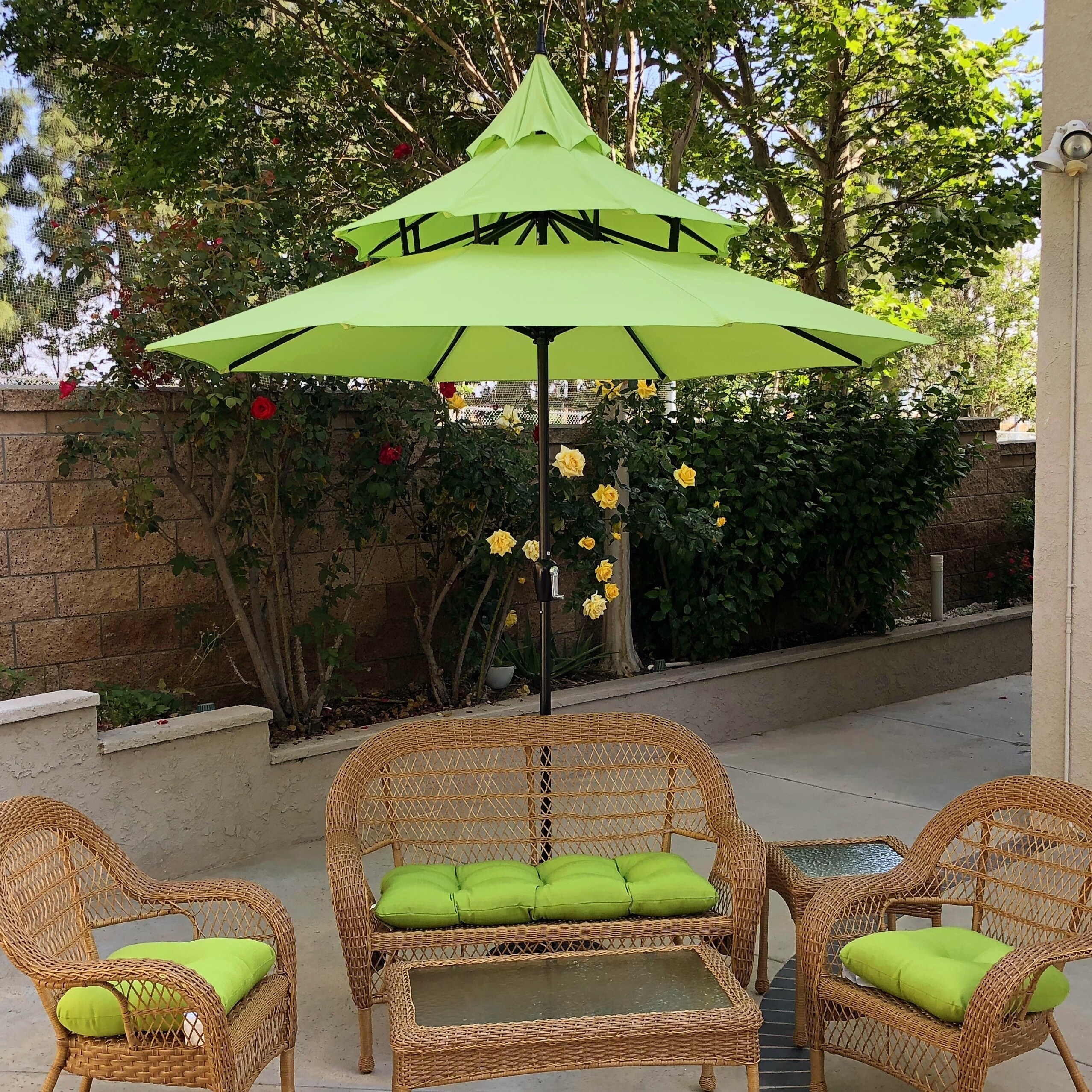 Shop Black Friday Deals On Maypex 9 Feet Pagoda Market Umbrella Overstock 24014994