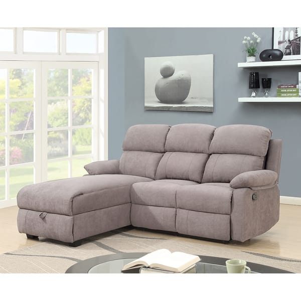 Shop Melody Recliner L Shaped Corner Sectional Sofa With