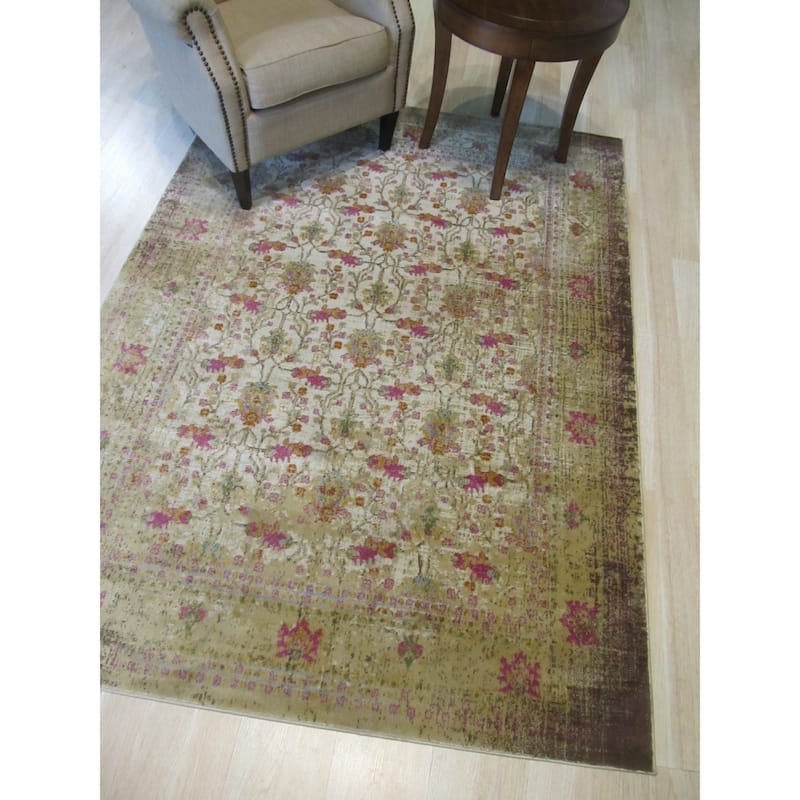 Ivory Bohemian Abstract Capella Rug