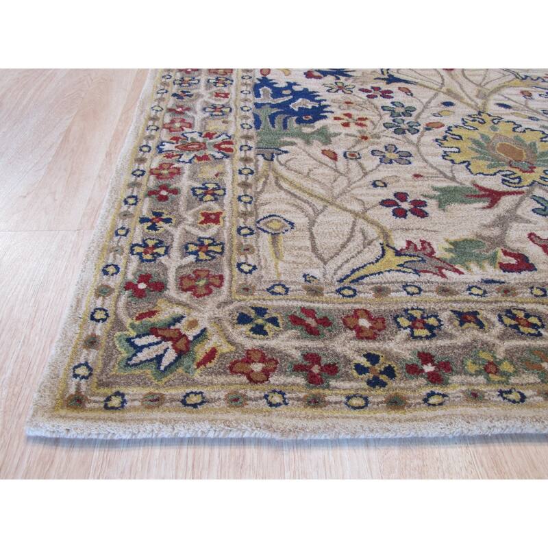 Beige Oriental Rug by , Elegant and Timeless Area Rug for Enhancing the Beauty and Sophistication of Your Living Room