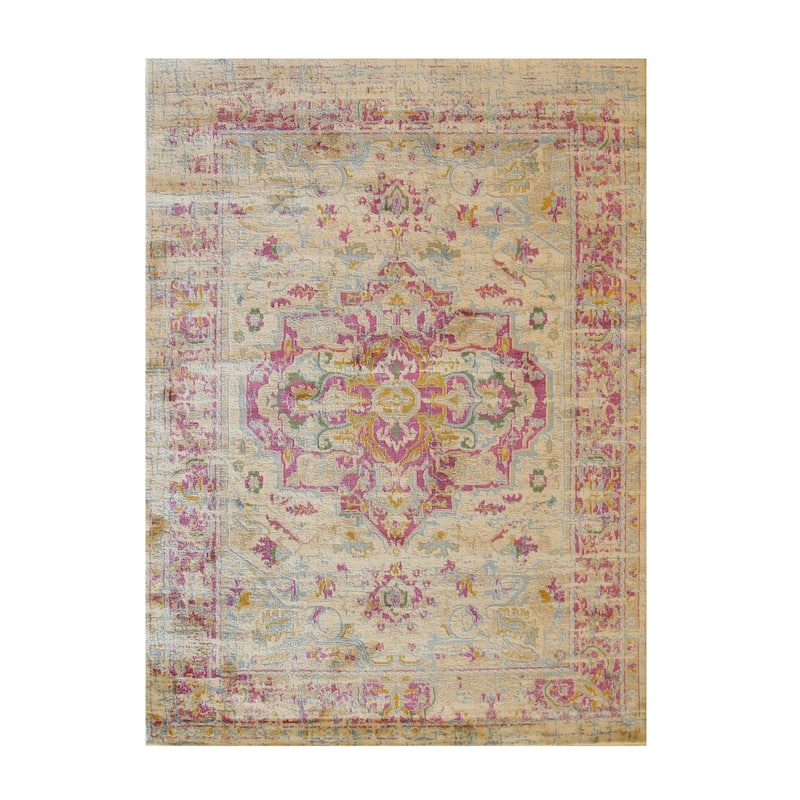 Ivory Bohemian Abstract Capella Rug - 8'10" x 11'10"