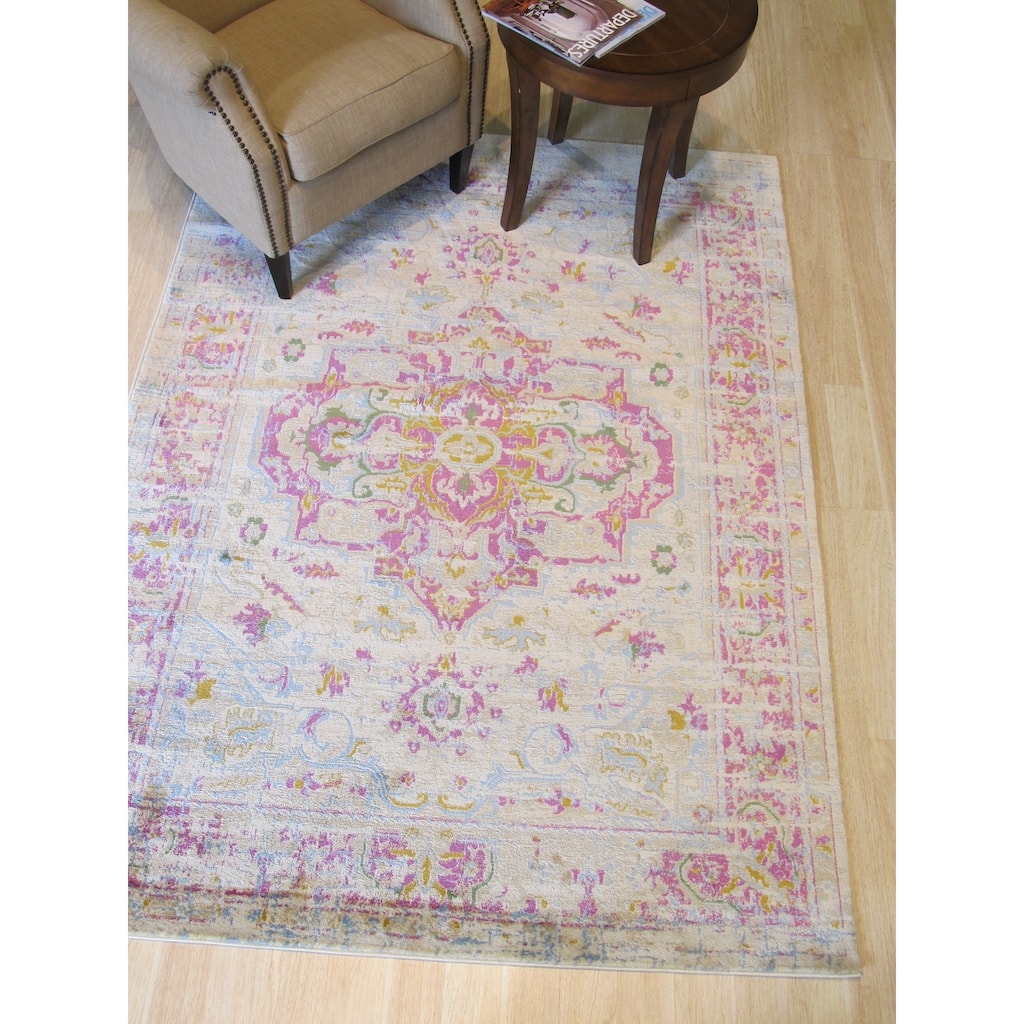 Ivory Bohemian Abstract Capella Rug - 8'10" x 11'10"