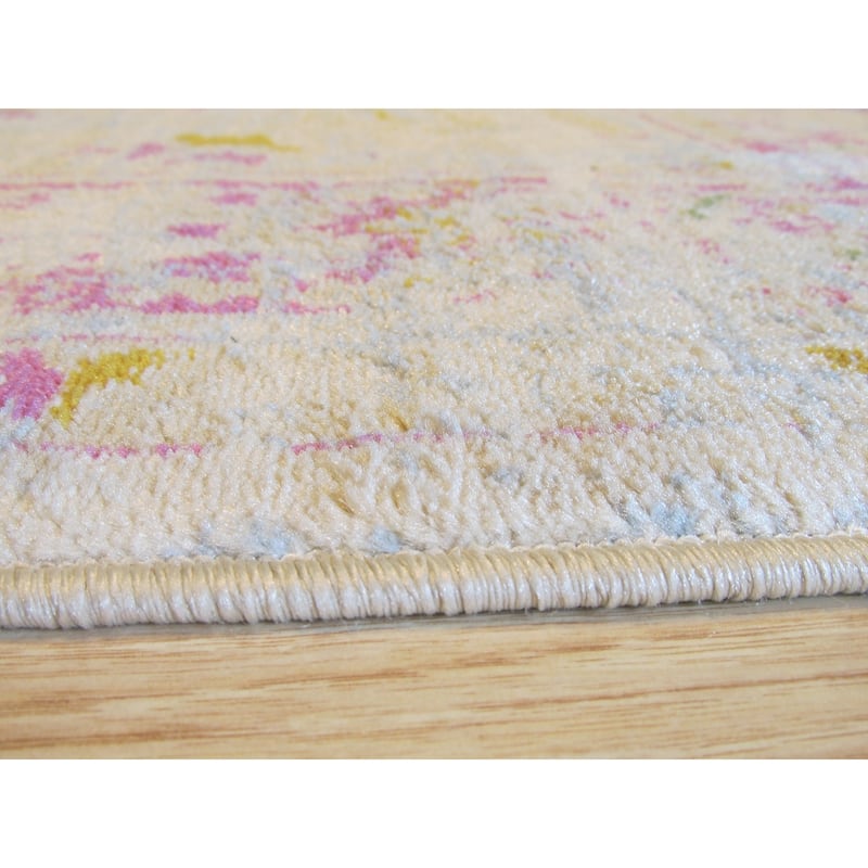 Ivory Bohemian Abstract Capella Rug - 8'10" x 11'10"