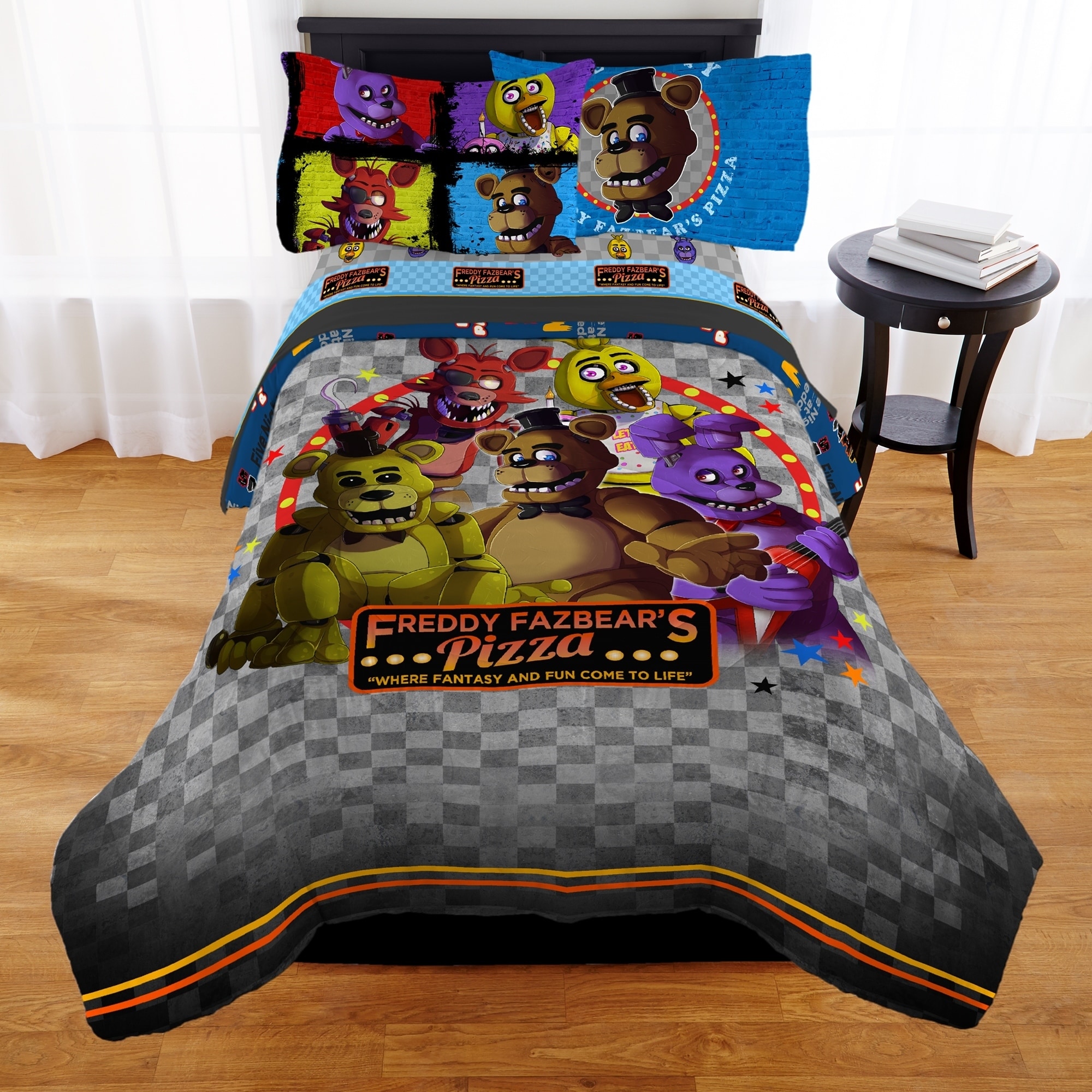 3d Five Nights At Freddy S 3pcs Duvet Cover Set Bedding Set Flat