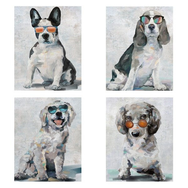 puppy canvas art