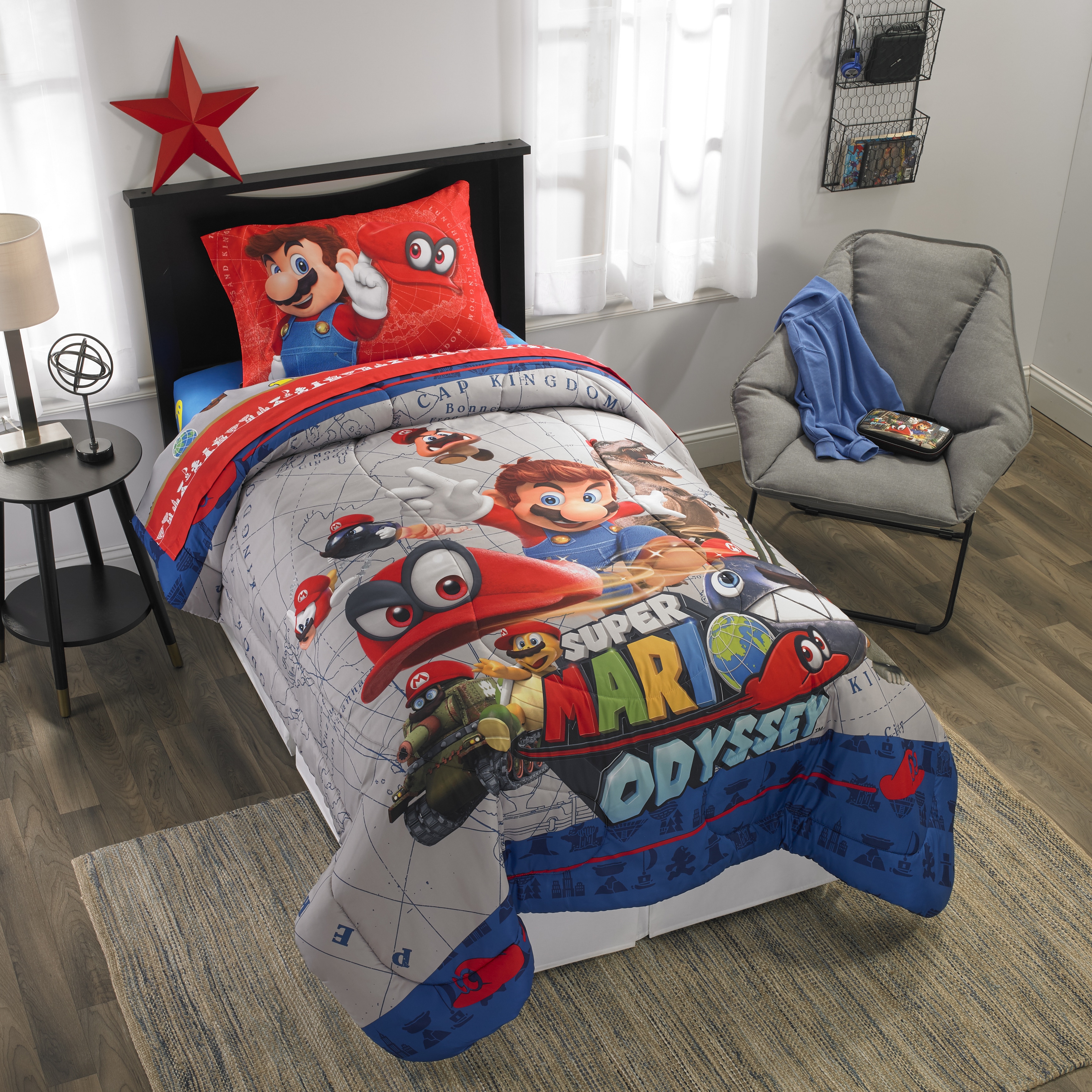 super mario bed in a bag