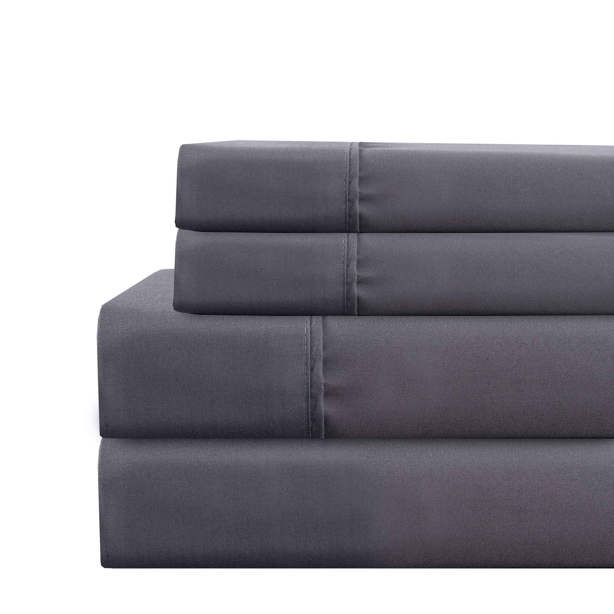 Modern Threads Deep-Pocket Ultra-Soft Solid 4-Piece Bed Sheet Set - On Sale  - Bed Bath & Beyond - 24017701