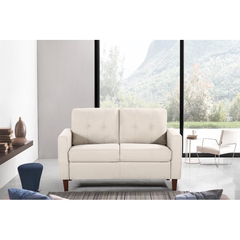 Harrad Tufted Mid-Century 3 Piece Living Room Set