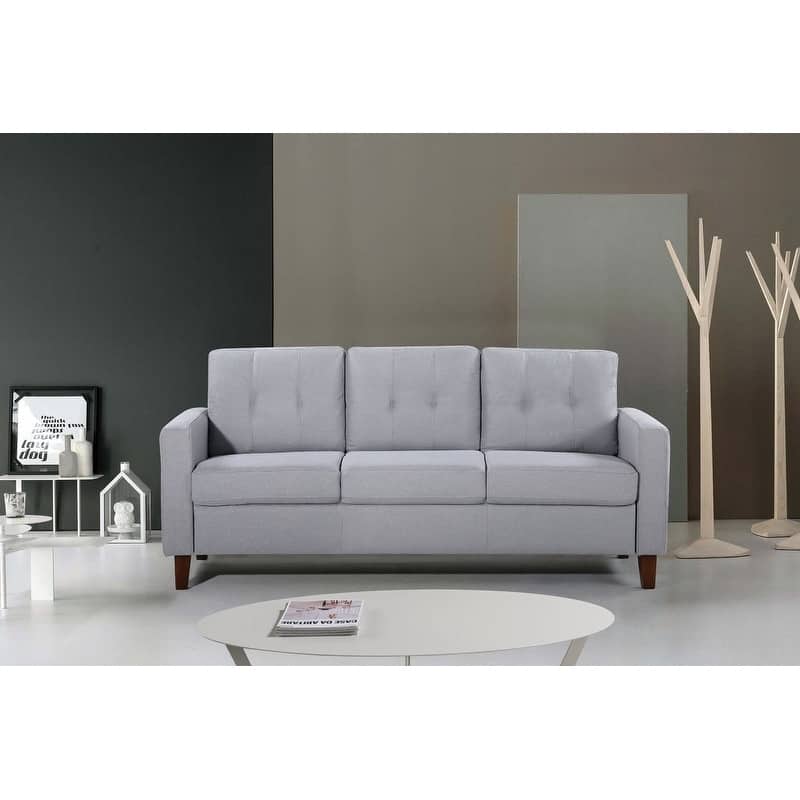 Harrad Tufted Mid-Century 3 Piece Living Room Set