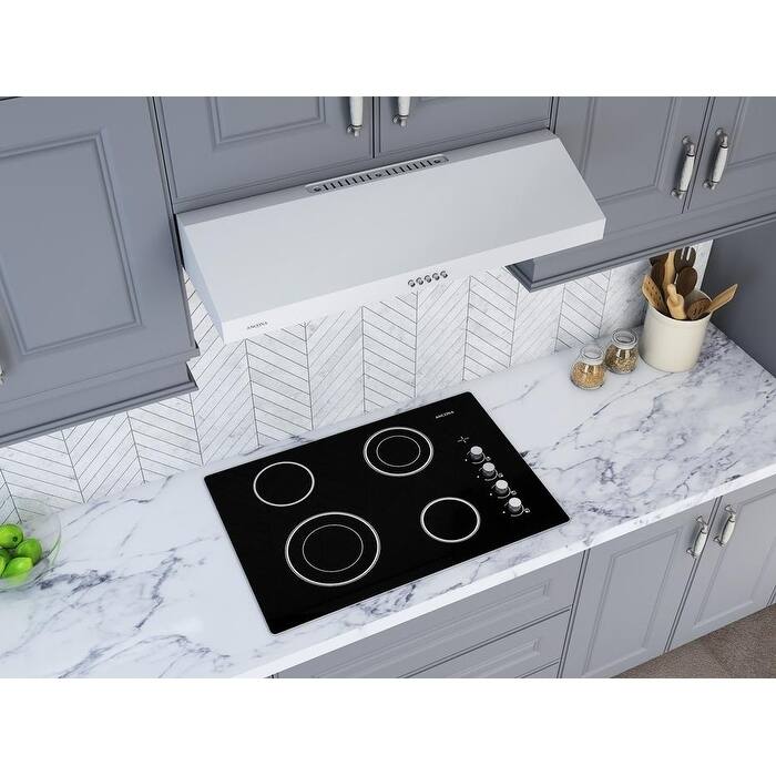 Ancona Slim SDRW 30 in. 325 CFM Nonvented White Under Range