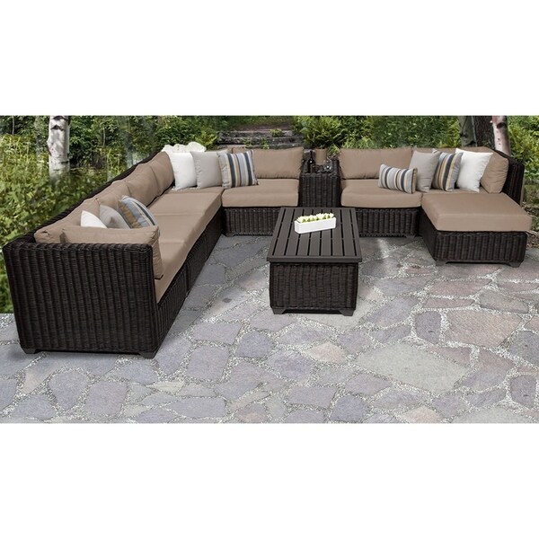 Tk Clics Venice 10 Piece Outdoor Wicker Patio Furniture Set Tk Clics Venice 10 Piece Outdoor Wicker Patio Furniture Set Free Shipping Today 24017789